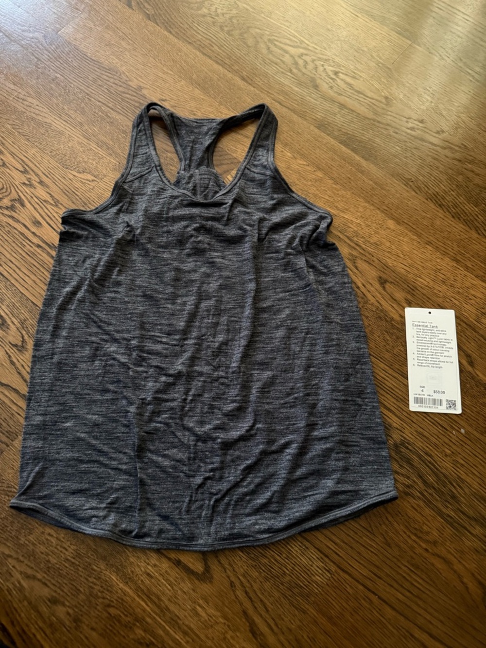 lululemon athletica Women's Racerback Essential Tank - Heather Charcoal